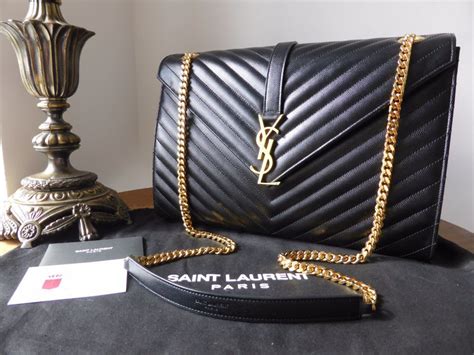 ysl chevron matelasse envelope bag autheticate|Saint Laurent .